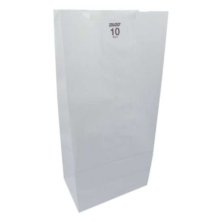 Grocery Paper Bag White #10