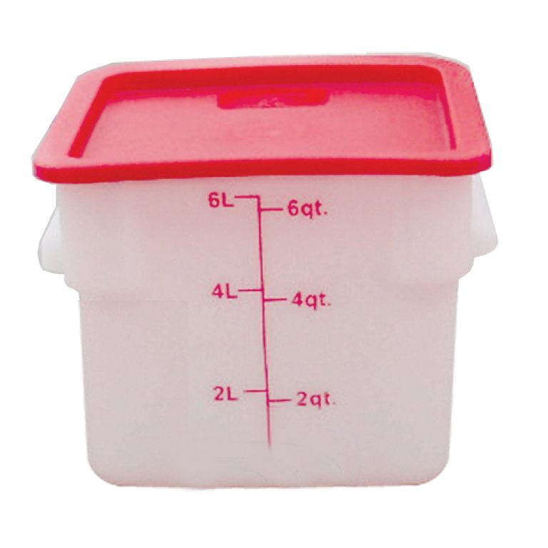 6qt Storage Square Contaner w/ Cover