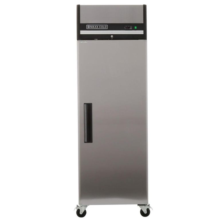 MaxxCold Upright Reach-In One Door Refrigerator 23 CU FT