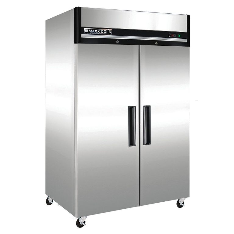 MaxxCold Upright Reach-In 2 Door Refrigerator