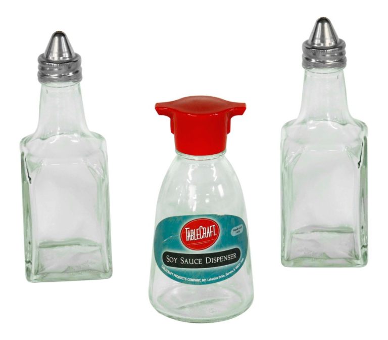 Glass Soy Sauce Bottle 6oz