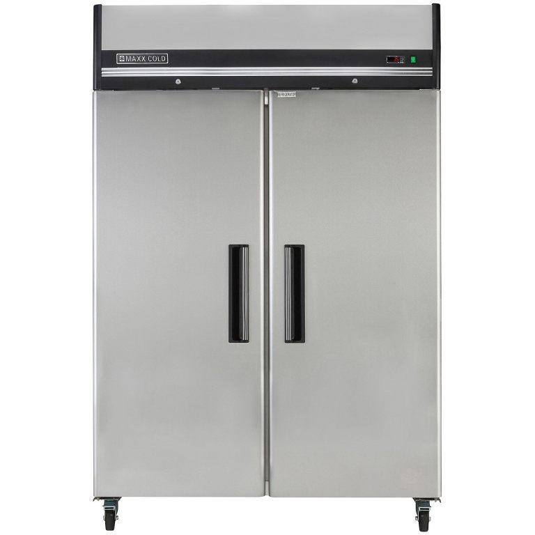 MaxxCold Upright Reach-In 2 Door Refrigerator