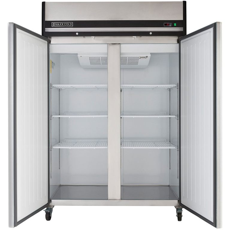 MaxxCold Upright Reach-In 2 Door Refrigerator