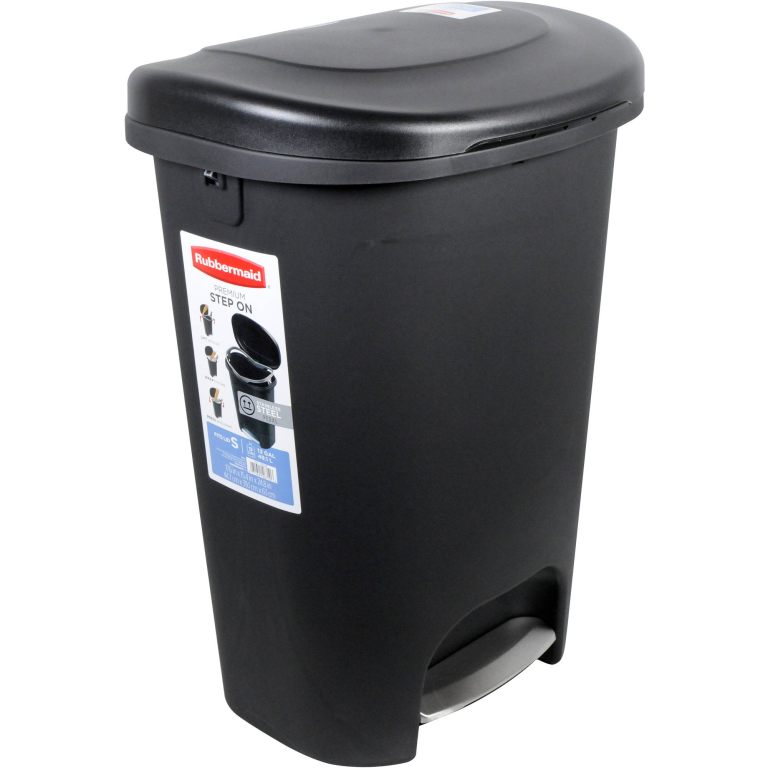 65 Gal Black Waste Basket